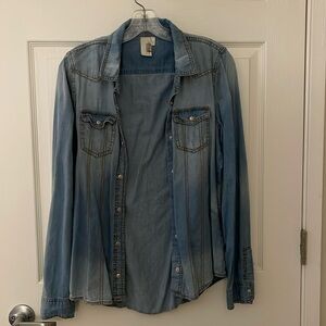 Blue Jean Button Down Shirt